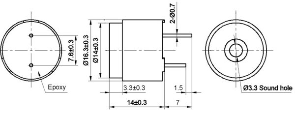 M1612PN_Dimension