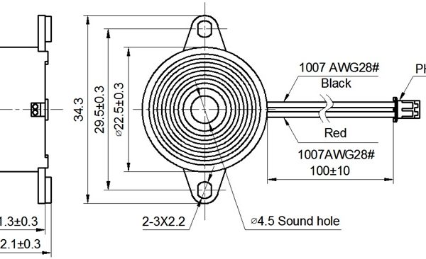 PS23113W12-W100-C_Dimension