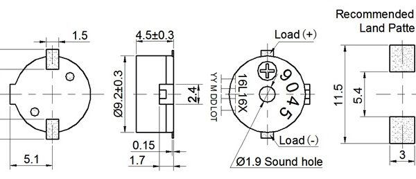 SM9045-3V_Dimension