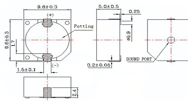 SMS9650-12V_Dimension